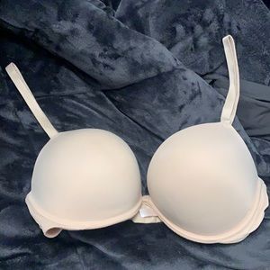 Pink Victoria’s Secret nude 36D push-up Bra